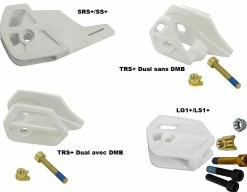 E-thirteen E Thirteen Plaques D'usure Inférieures Pour Guide Chaine Blanc