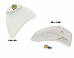 E-thirteen E Thirteen Plaques D'usure Supérieures Pour Guide Chaine Blanc