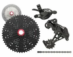 Sram Mini Groupe NX 1x11v Avec Cassette Sunrace MX8 Noir