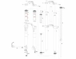 Rock-shox Rock Shox Bagues De Guidage Pour Fourche 35 Mm Boxxer / Domain Dual Crown