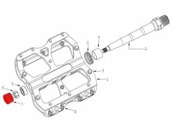Reverse Components Kit Bouchons D'axe Pour Pédales Escape