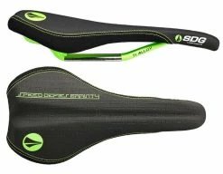 SDG Selle Fly Mtn Titane / Alu - Noir / Vert 2020