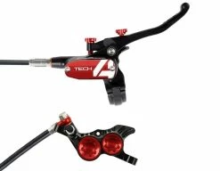 Hope Frein à Disque Arrière Tech 4 V4 Noir / Rouge 2023 -VTT Soldes Boutique 432597
