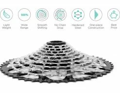 Garbaruk Cassette Standard HG 11 Vitesses Noir -VTT Soldes Boutique 433067