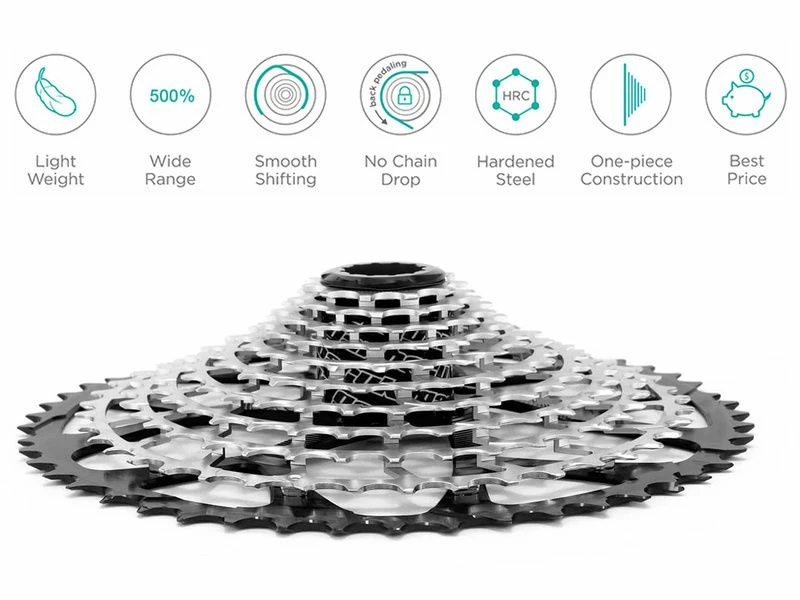 Garbaruk Cassette Standard HG 11 Vitesses Violet 6 Garbaruk Cassette Standard HG 11 Vitesses Violet – Image 4