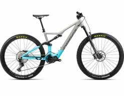 Orbea VTT électrique Rise H30 - Gris / Bleu 2022