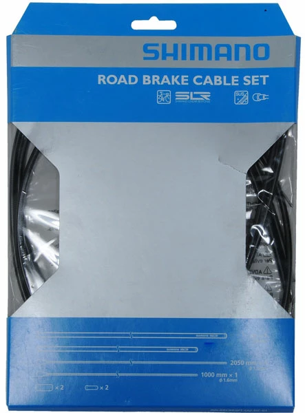 Shimano Kit De Câbles De Frein Avant/arrière En Acier Inoxydable Pour Vélo De Course 3 Shimano Kit De Câbles De Frein Avant/arrière En Acier Inoxydable Pour Vélo De Course