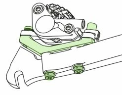 Shimano SM-MA-R140P/D Adaptateur Post-Mount à Flat-Mount Pour Rotor Arrière De 140mm -VTT Soldes Boutique FlatmountPitKD2DK0bX4i